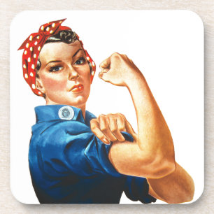 We Can Do It Rosie the Riveter Women Power Coaster