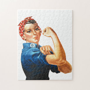 We Can Do It Rosie the Riveter Women Power Jigsaw Puzzle