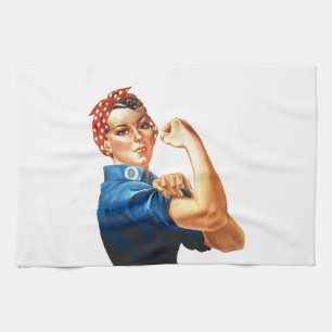 We Can Do It Rosie the Riveter Women Power Tea Towel