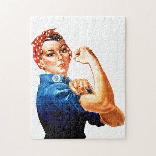 We Can Do It Rosie the Riveter WWII Propaganda Jigsaw Puzzle