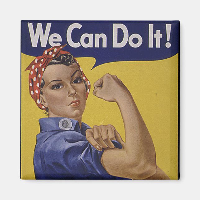 We Can Do It! Women's History Magnet (Front)