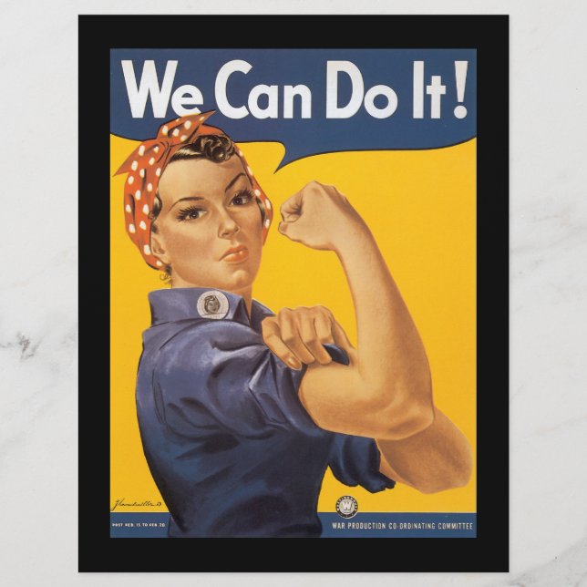 We Can Do It World War 2 Flyer (Front)