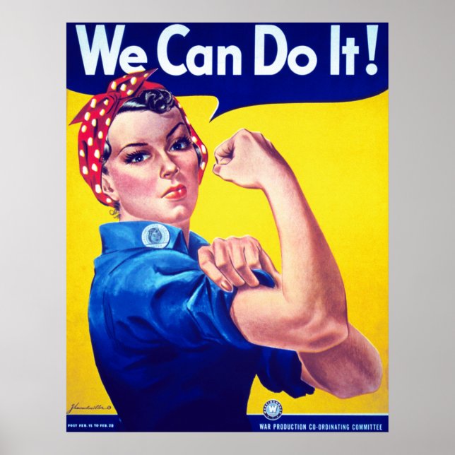 We Can Do It World War II Propaganda Poster (Front)