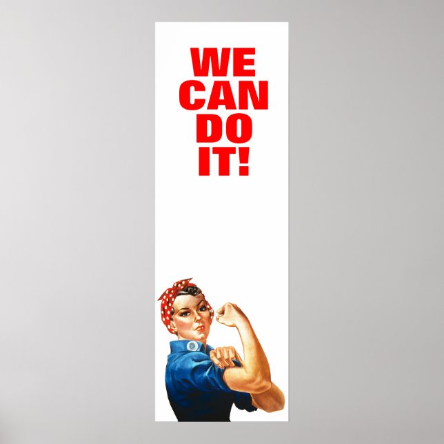 We Can Do It World War II Propaganda WWII Poster (Front)