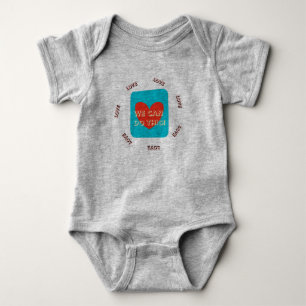 We Can Do This: Love! Heartfelt Feelings Baby Bodysuit
