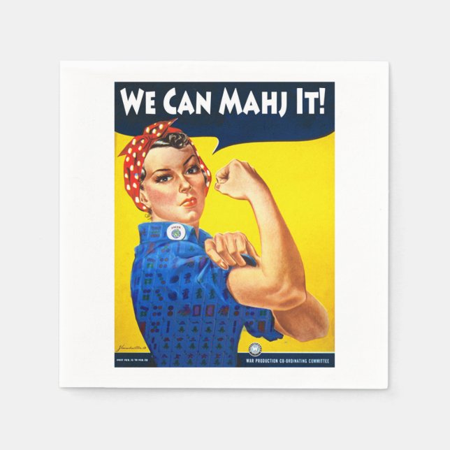 We Can Mahj It Napkins (Front)