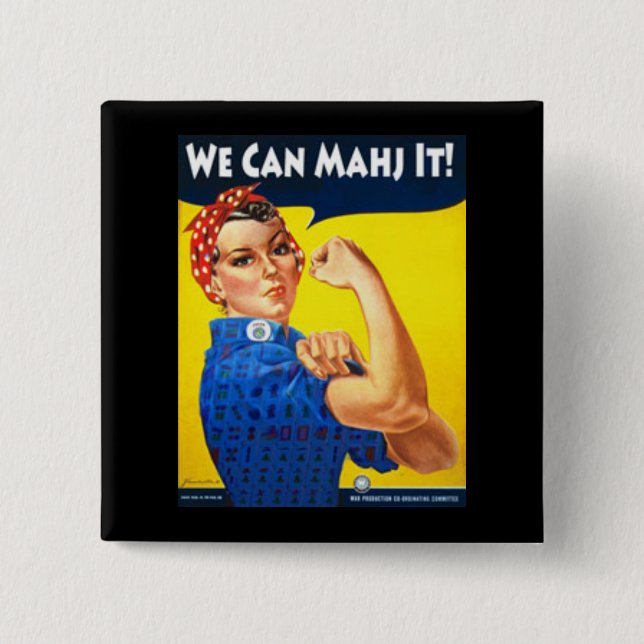 WE CAN MAHJ IT! PIN (Front)