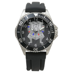 We Can Take It - Pewter Bulldog Watch