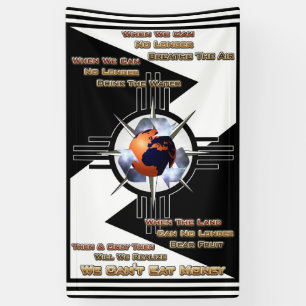 We Can't Eat Money! Banner