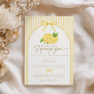 We Can't Wait to Squeeze You Neutral Baby Shower Invitation