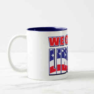 We Choose Liberty Two-Tone Coffee Mug