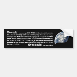 We could... bumper sticker