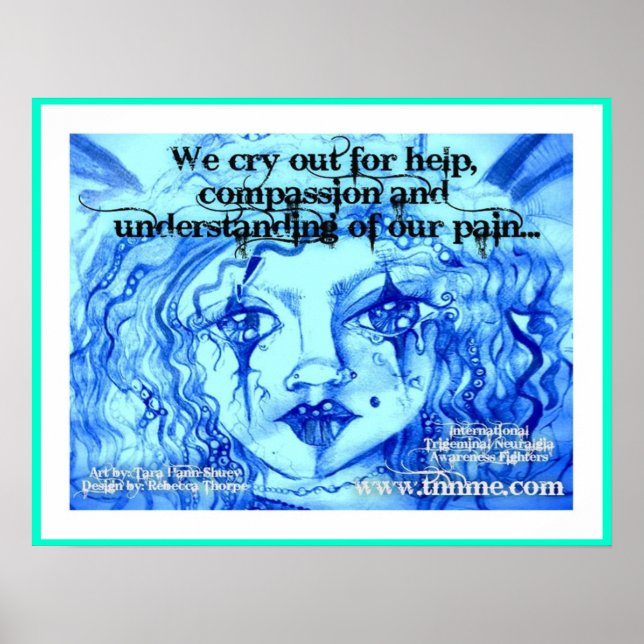 We cry out for help, compassion and understanding. poster (Front)