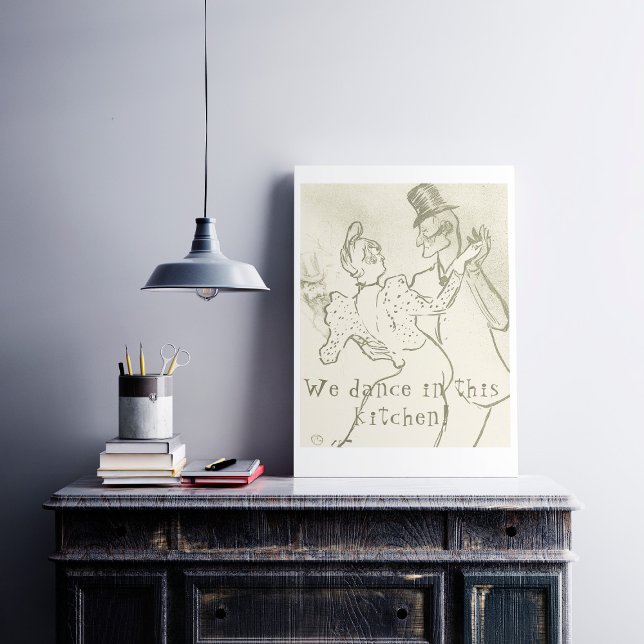 We dance in this kitchen | Lautrec, Dancing Couple Photo Print (Creator Uploaded)