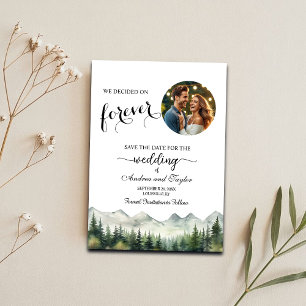 We decided on Forever Casual Photo Wedding Save The Date