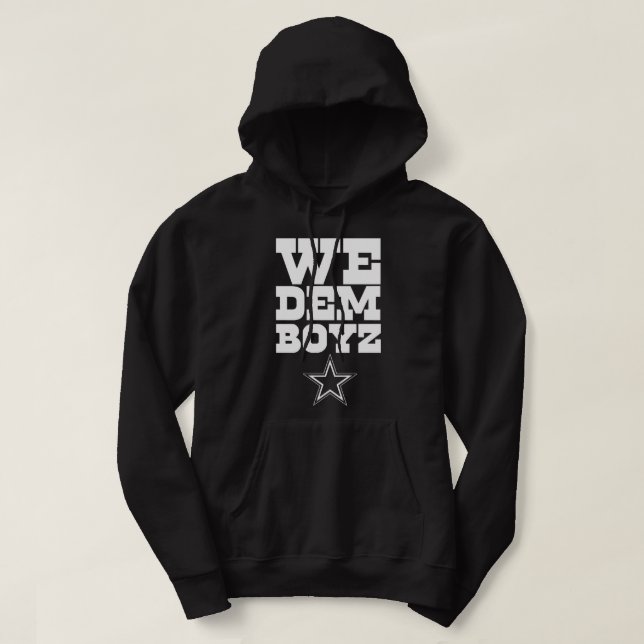 We Dem Boyz WHITE Hoodie (Design Front)