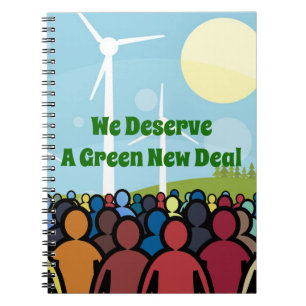 We Deserve a Green New Deal Notebook