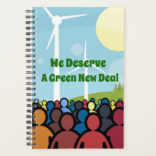 We Deserve a Green New Deal Planner (Front)