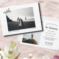 We Did Beach Just Married Elopement Photo