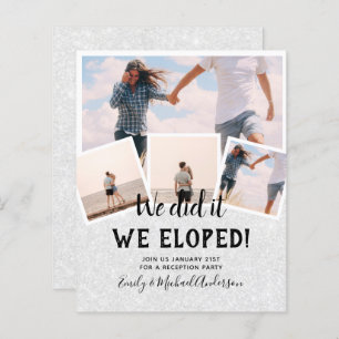 We Did It ELOPEMENT PHOTO Wedding RECEPTION Budget