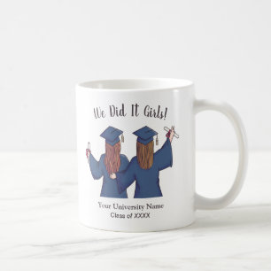 We Did It Girls, Graduation Girls Personalised Coffee Mug