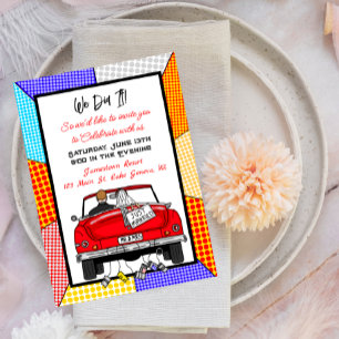 We Did It   We Eloped   Got Married Announcement