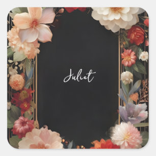 We Do Acrylic Asian Thick Korean Bridal Shower Square Sticker