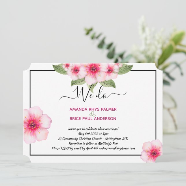 We do cherry blossom wedding (Standing Front)