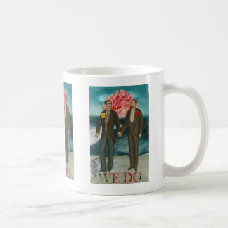 WE DO Gay Men Wedding Engagement MUG