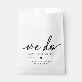We Do Love Cookies, Wedding Cookie Table Bag
