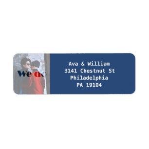 We Do - Urban Autumn Wedding - Return Address Return Address Label