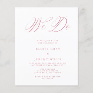 We Do Wedding Invitation