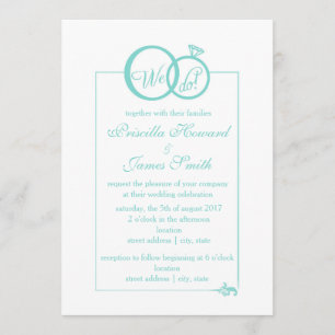 We Do Wedding Invitation