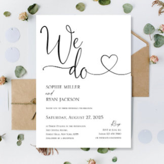 We Do Wedding Invitations We Do Evening Invitation
