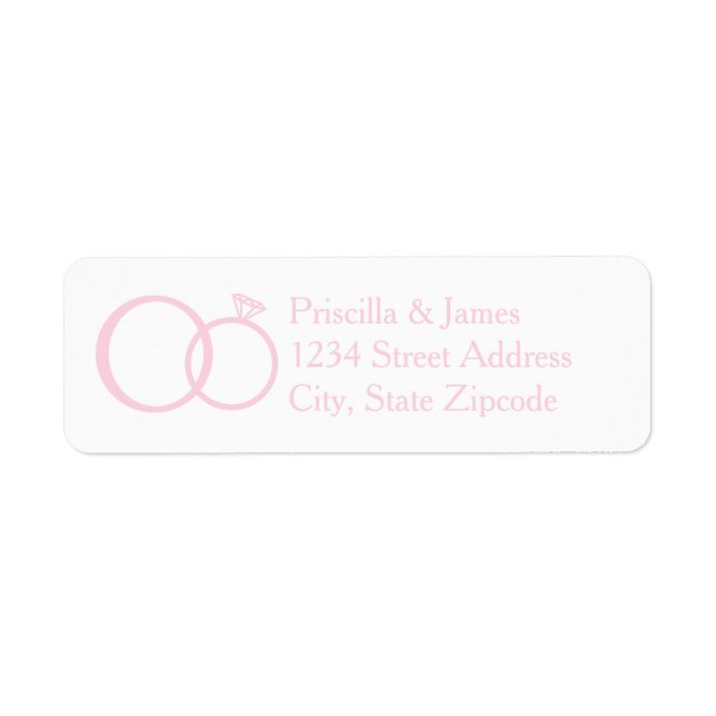 We Do Wedding Return Address Label (Front)
