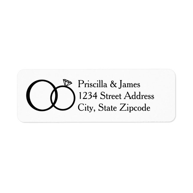 We Do Wedding Return Address Label (Front)