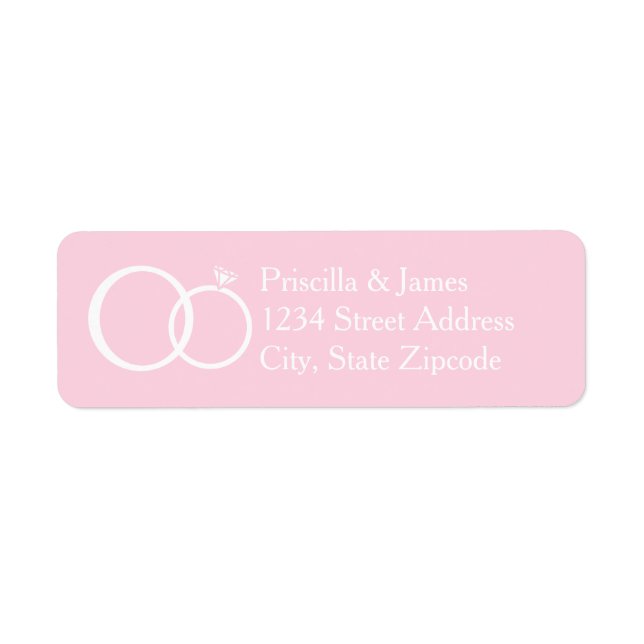 We Do Wedding Return Address Label (Front)