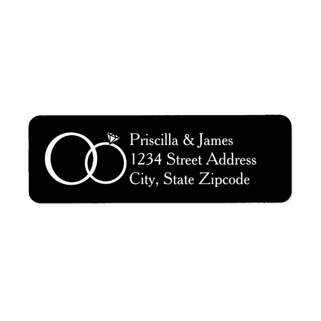 We Do Wedding Return Address Label (Front)