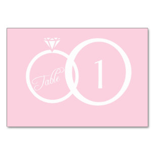 We Do Wedding Table Number