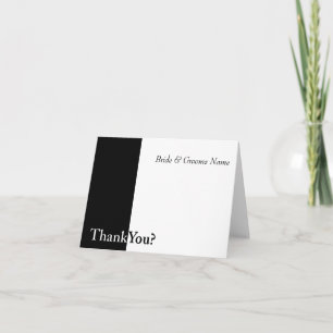 We Do Wedding Thank You Cards