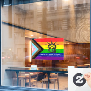 We Don'T Discriminate", LGBT Gay-Friendly Business