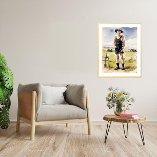 We Don't Know How Lucky We Are - Watercolour Print