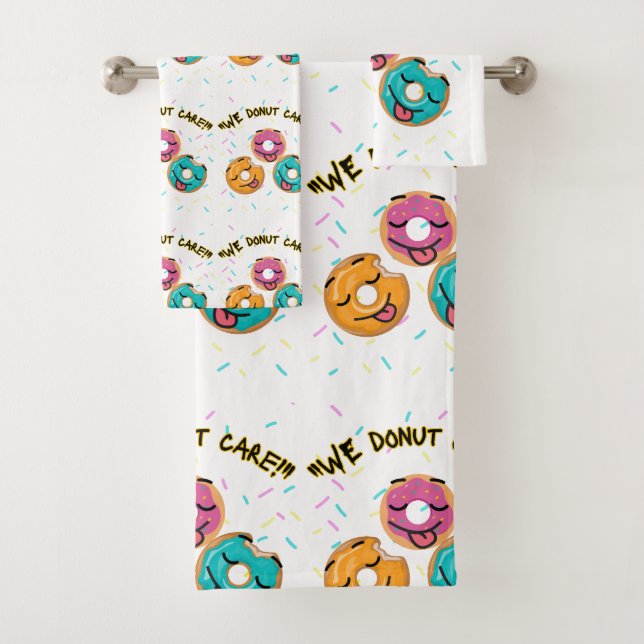 we doughnut care bath towel set (Insitu)