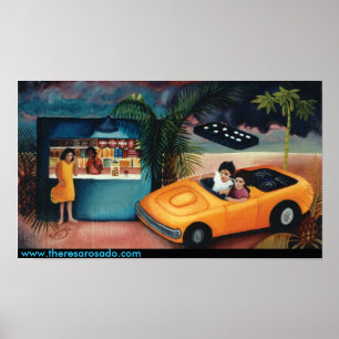 We Drove All Night  "Manejamos todo noche" Poster