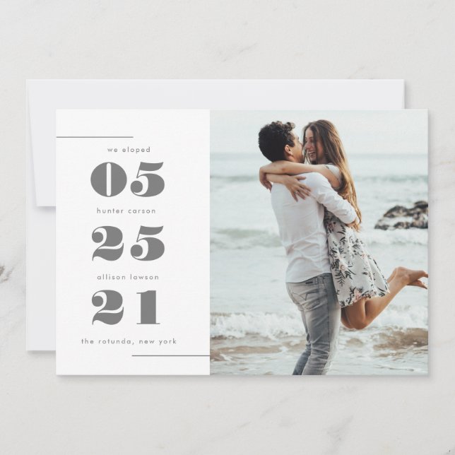 We Eloped | Card (Front)