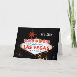 We Eloped! Las Vegas Card