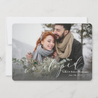 WE ELOPED (PINSTRIPE BACKER)
