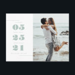 We Eloped | Post Card<br><div class="desc">This elopement announcement is an adorable way to tell the world your wedding date. You can customise this card to suit your needs.</div>
