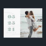 We Eloped | Post Card<br><div class="desc">This elopement announcement is an adorable way to tell the world your wedding date. You can customise this card to suit your needs.</div>