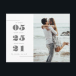 We Eloped | Post Card<br><div class="desc">This elopement announcement is an adorable way to tell the world your wedding date. You can customise this card to suit your needs.</div>